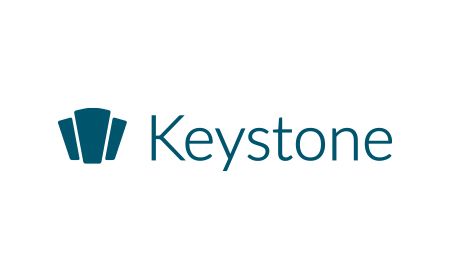 Blue Keystone Lawyers text logo with symbol