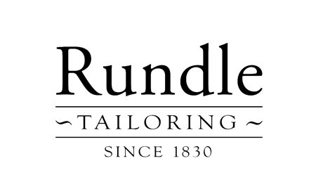 Black and white Rundle Tailoring logo